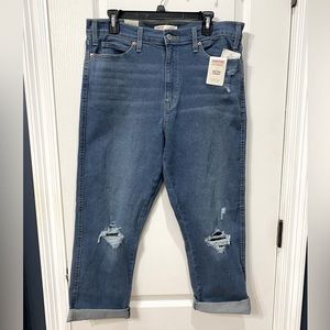 NEW Levi’s cropped stretch denim jeans